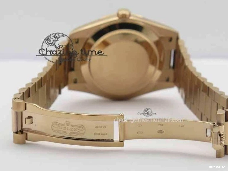 1226 Sophisticated Day-Date 40mm 228239 RG Noob 1:1 Best Edition Brown Roman Dial On RG President Bracelet A 3707